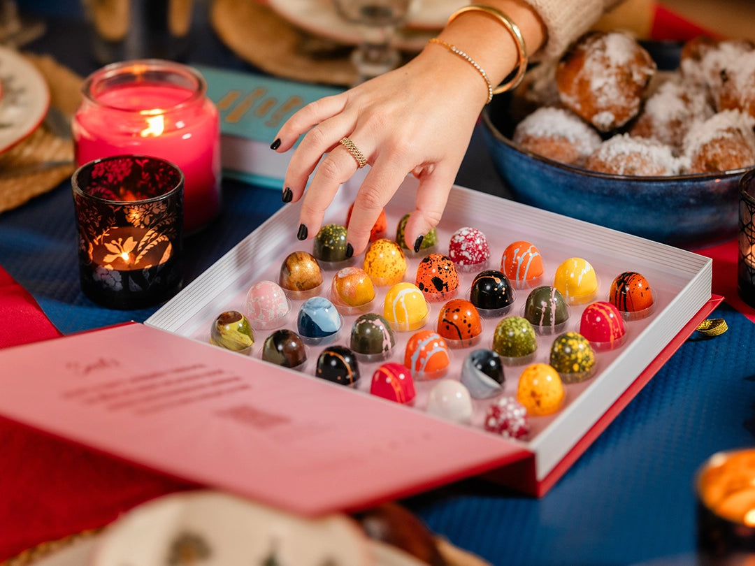 eindejaarsgeschenk chocolade bonbons