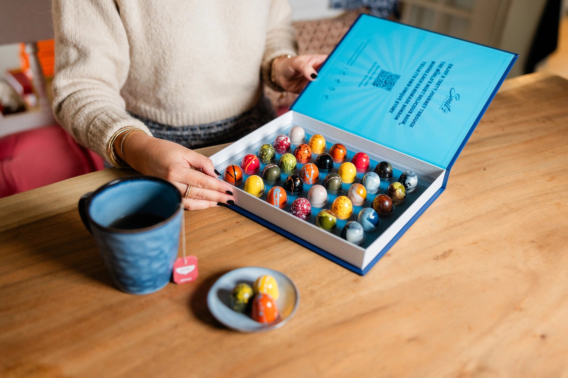 geslaagd chocolade cadeau