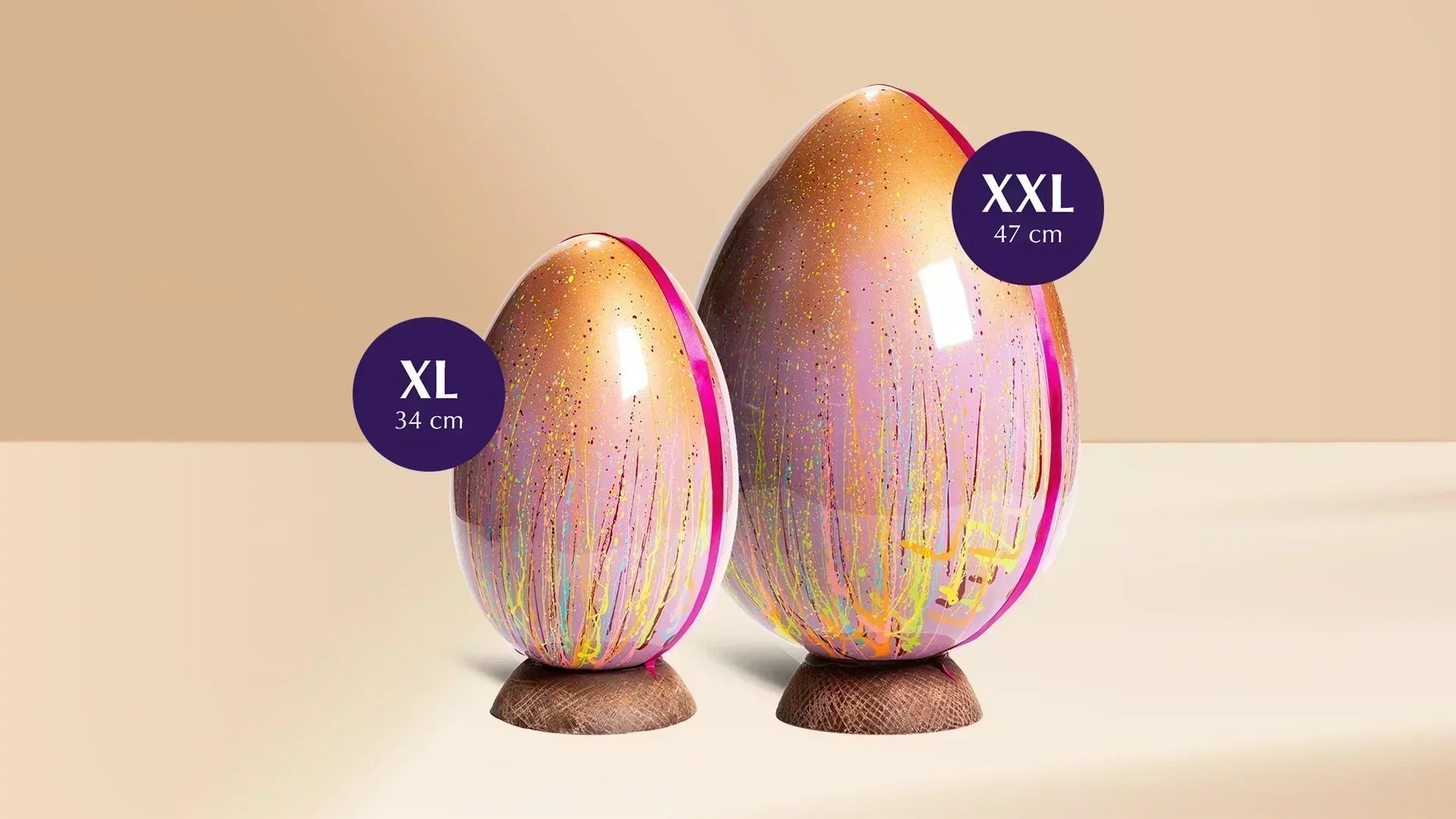 grote chocolade paaseieren