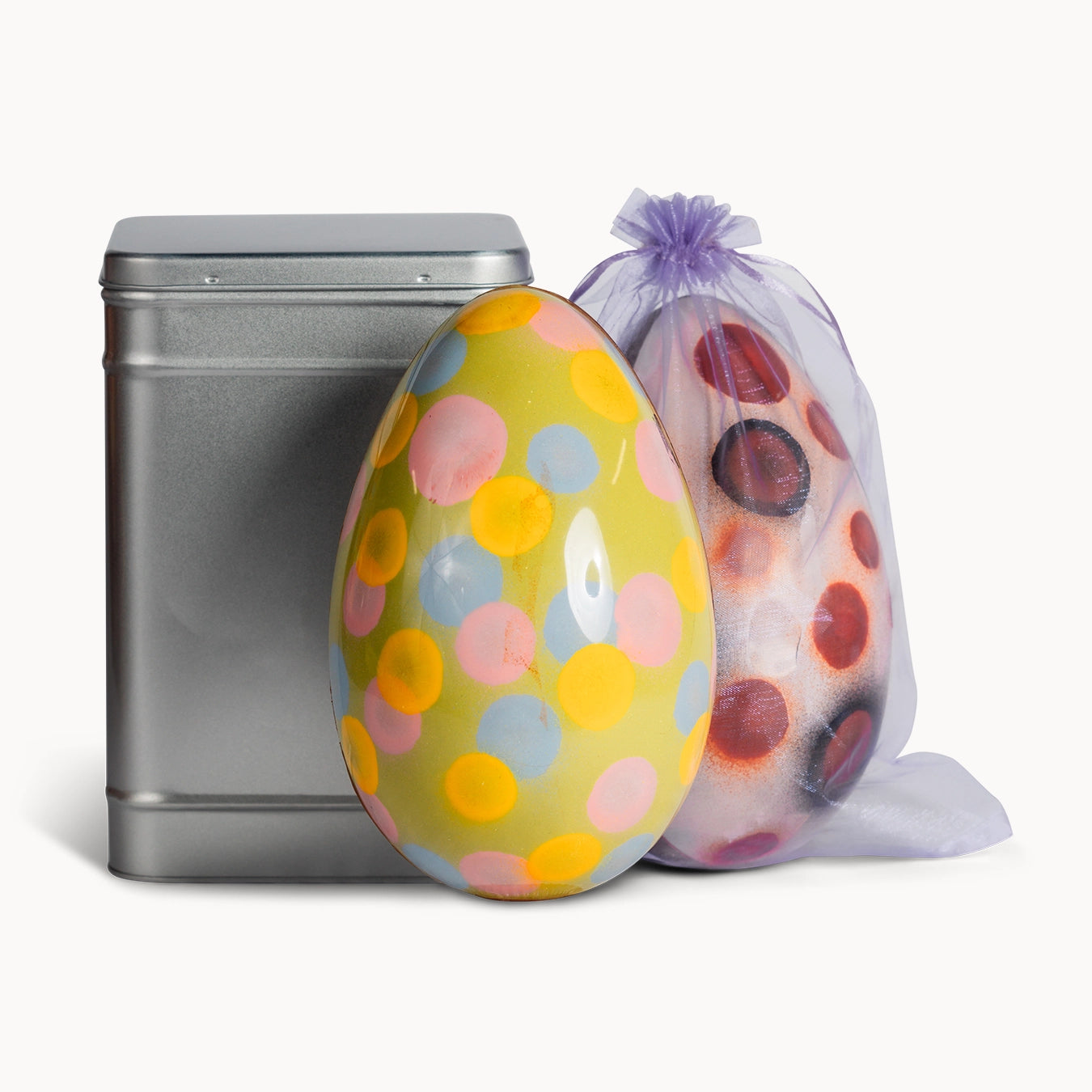 Gefülltes Schokoladen-Osterei (20 cm) – Fudge & Marshmallow-Creme