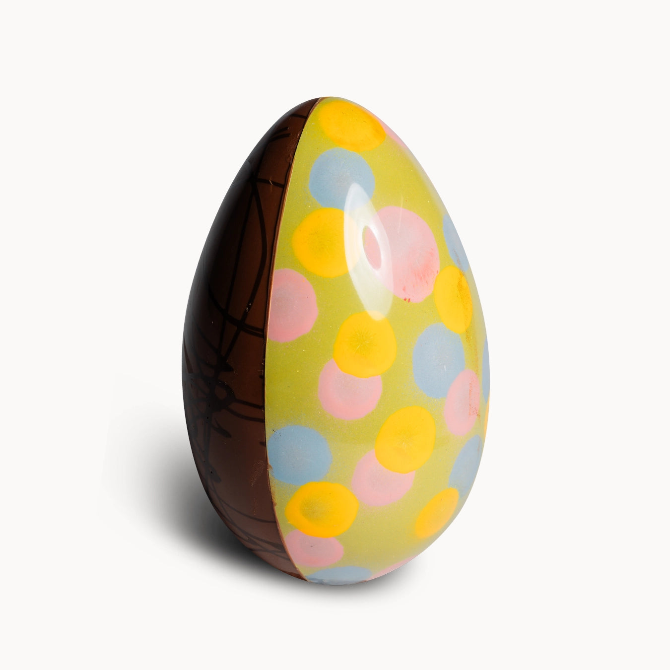 Gefülltes Schokoladen-Osterei (20 cm) – Fudge & Marshmallow-Creme